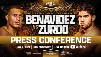 Benavidez vs. Zurdo FIGHT ANNOUNCEMENT PRESS CONFERENCE LIVE STREAM