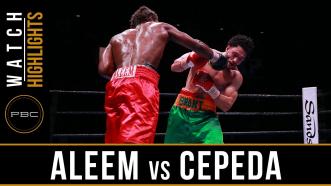 Aleem vs Cepeda highlights: April 19, 2016