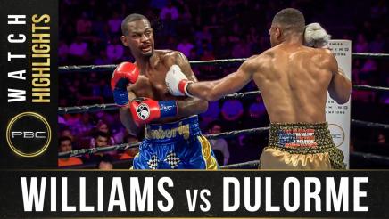 Williams vs Dulorme - Watch Fight Highlights | September 21, 2019