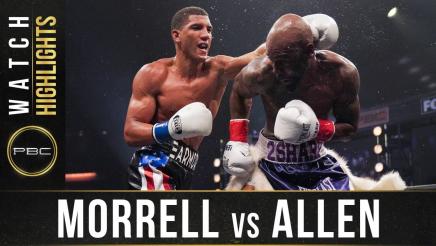 Morrell vs Allen - Watch Fight Highlights | August 8, 2020