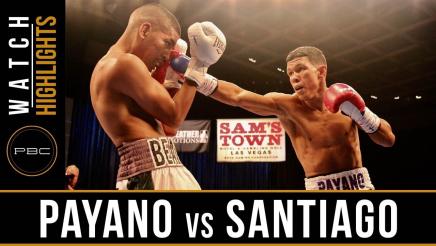 Payano vs Santiago HIGHLIGHTS: August 22, 2017