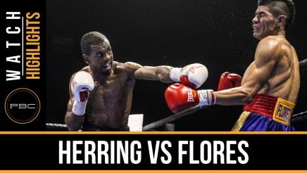 Herring vs Flores highlights: February 9, 2016