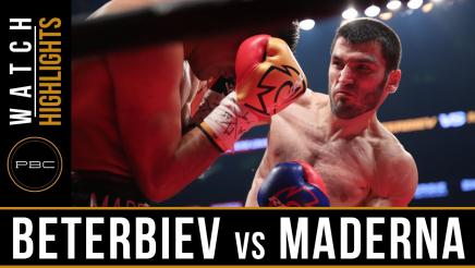 Beterbiev vs Maderna highlights: June 4, 2016