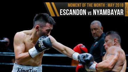May 2018 Moment of the Month: Escandon vs Nyambayar