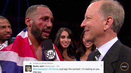 DeGale and Jack Talk Unification on Twitter