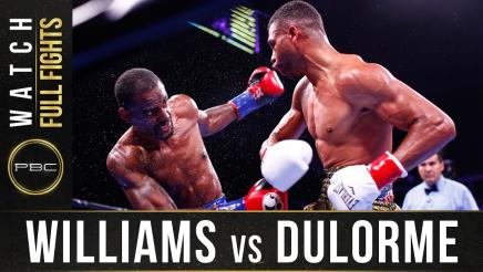 Williams vs Dulorme - Watch Full Fight | September 21, 2019