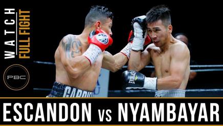 Escandon vs Nyambayar - Watch Video Highlights | May 26, 2018