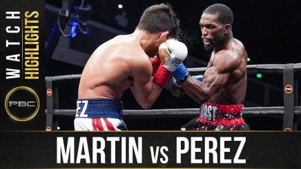 Martin vs Perez - Watch Fight Highlights | April 20, 2021