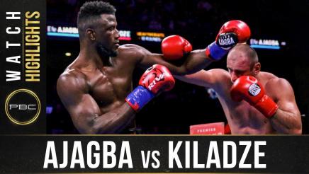 Ajagba vs Kiladze - Watch Fight Highlights | December 21, 2019