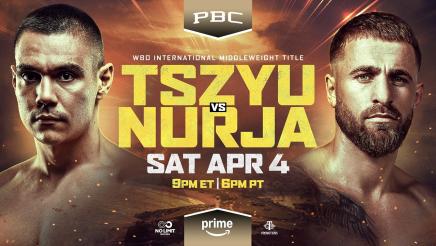 Tszyu vs Nurja FIGHT PREVIEW: April 4, 2026 on Prime Video