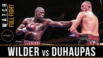 Wilder vs Duhaupas full fight: September 26, 2015 