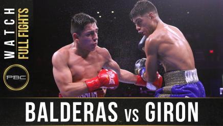 Balderas vs Giron - Watch Full Fight | December 21, 2019