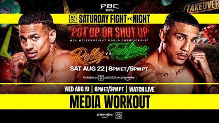 Rolly vs. Teofimo MEDIA WORKOUT LIVESTREAM