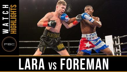 Lara vs Foreman highlights: January 13, 2017