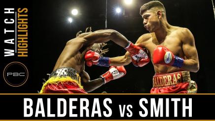 Balderas vs Smith Highlights: April 9, 2017 - PBC on FS1