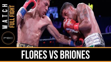 Flores vs Briones full fight: January 12, 2016