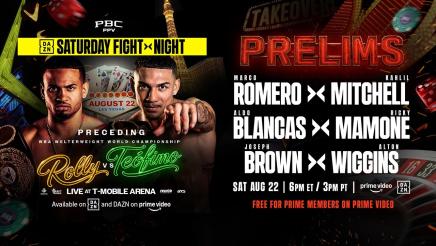 Rolly vs. Teofimo PRELIMS LIVESTREAM