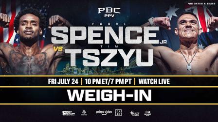 Spence vs. Tszyu WEIGH-IN LIVESTREAM