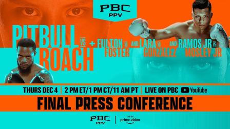 Pitbull vs. Roach FINAL PRESS CONFERENCE LIVE STREAM