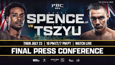 Spence vs. Tszyu FINAL PRESS CONFERENCE LIVESTREAM