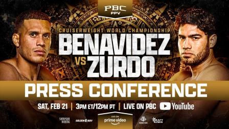 Benavidez vs. Zurdo FIGHT ANNOUNCEMENT PRESS CONFERENCE LIVE STREAM