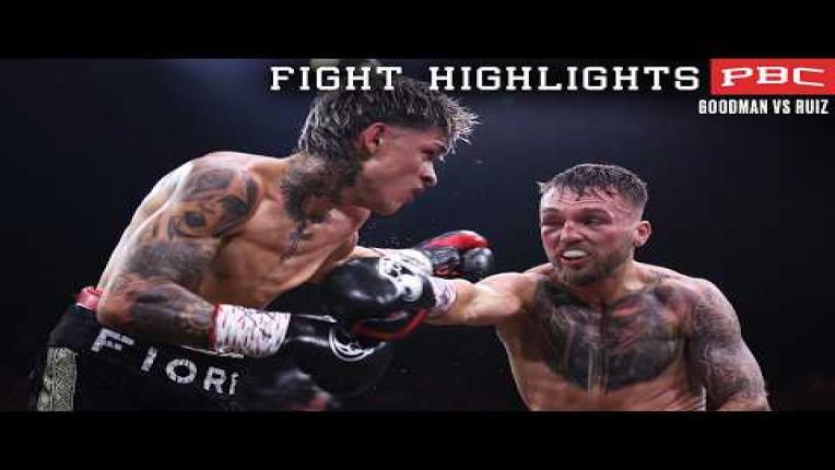 Embedded thumbnail for PBC FIGHT HIGHLIGHTS: Goodman vs Ruiz | April 4, 2026