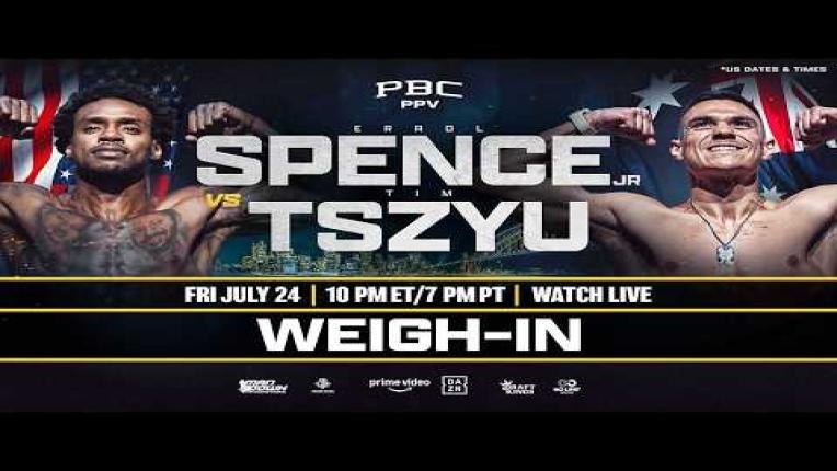 Embedded thumbnail for Spence vs. Tszyu WEIGH-IN LIVESTREAM
