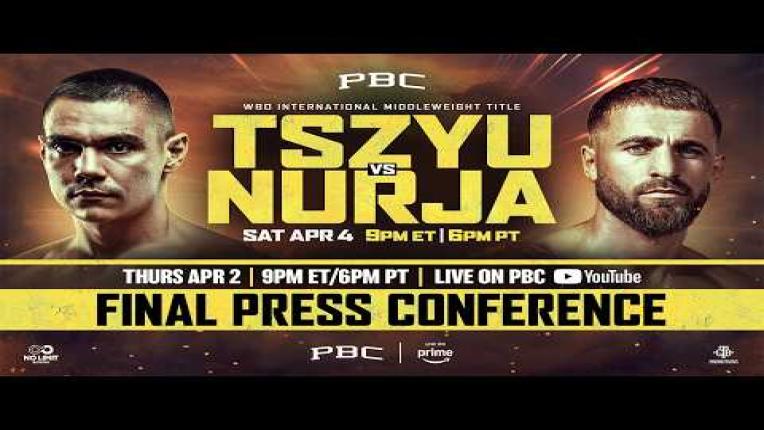 Embedded thumbnail for Tszyu vs. Nurja FINAL PRESS CONFERENCE LIVESTREAM