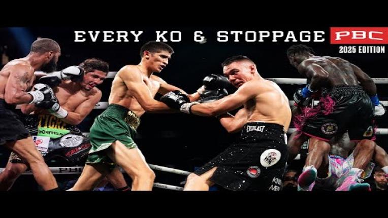 Embedded thumbnail for All PBC Knockouts &amp;amp; Stoppages | 2025 Fight Highlights