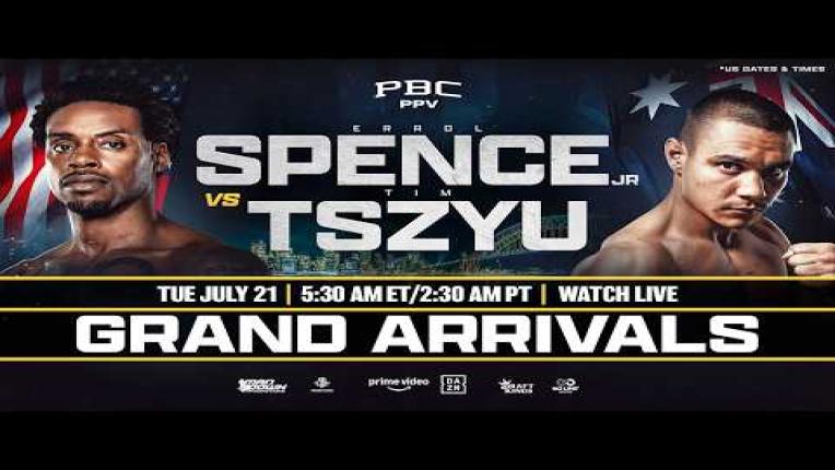 Embedded thumbnail for Spence vs. Tszyu GRAND ARRIVALS LIVESTREAM
