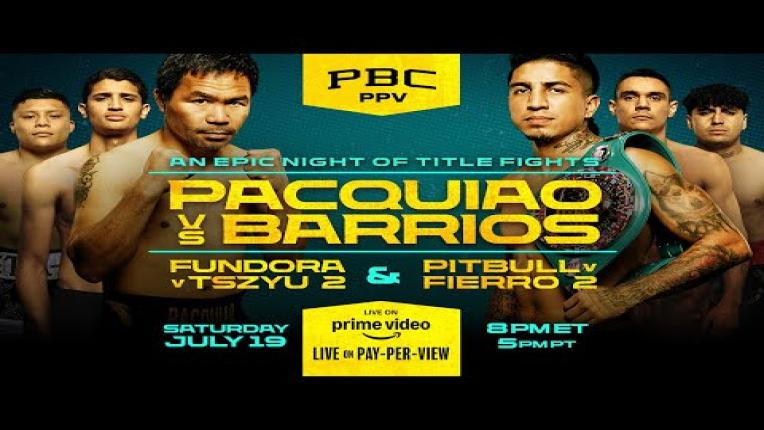 Embedded thumbnail for Pacquiao vs Barrios PREVIEW: July 19, 2025 | PBC PPV on Prime Video