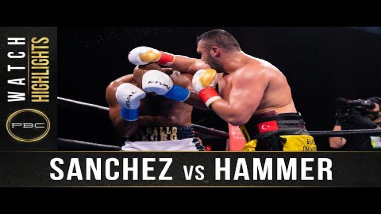 Embedded thumbnail for Sanchez vs Hammer - Watch Fight Highlights: January 1, 2022