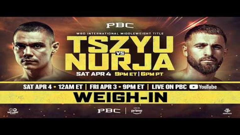 Embedded thumbnail for Tszyu vs. Nurja WEIGH-IN LIVE STREAM