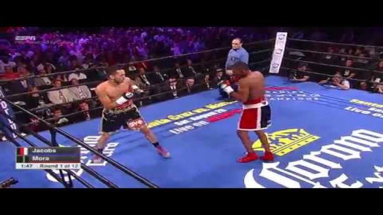 Embedded thumbnail for Jacobs vs Mora full fight: August 1, 2015