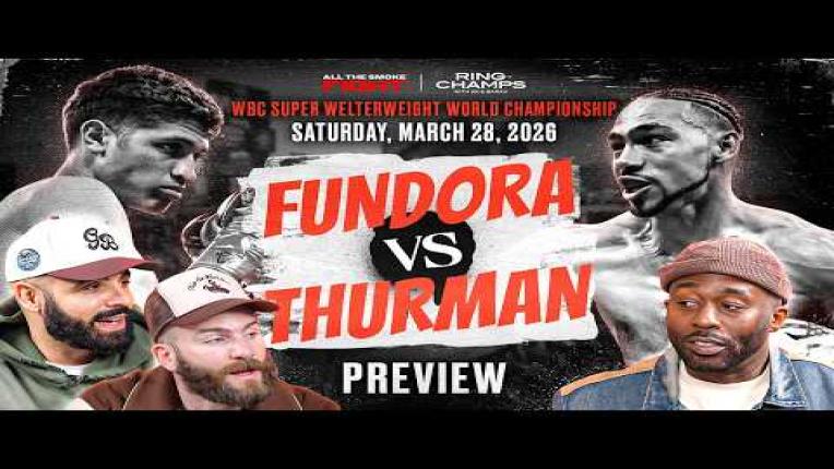 Embedded thumbnail for Caleb Plant&amp;#039;s Keys to Victory for Fundora vs. Thurman | ATS RING CHAMPS w/ Ak &amp;amp; Barak