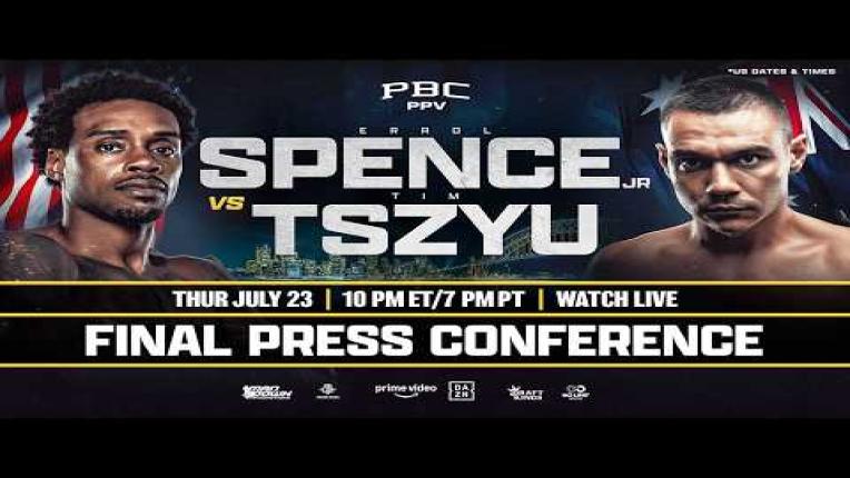 Embedded thumbnail for Spence vs. Tszyu FINAL PRESS CONFERENCE LIVESTREAM
