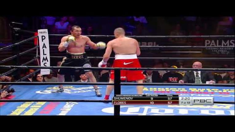 Embedded thumbnail for Shumenov vs Flores full fight: July 25, 2015