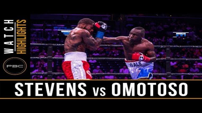 Embedded thumbnail for Stevens vs Omotoso - Fight Highlights | August 3, 2019