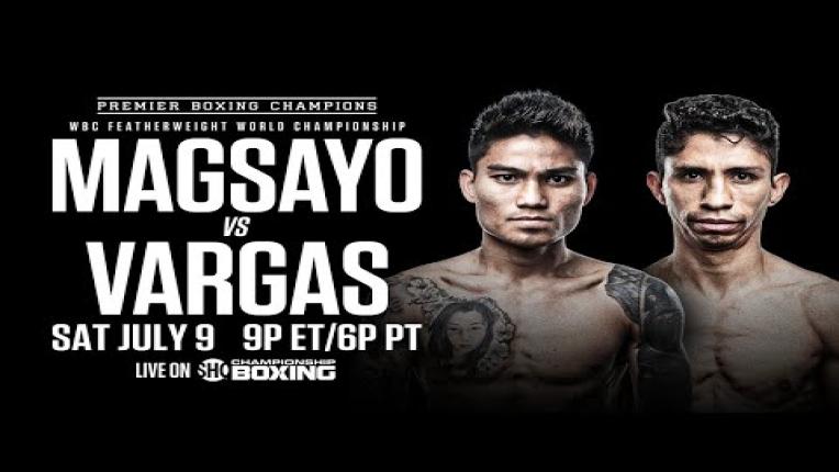Embedded thumbnail for Mark Magsayo vs Rey Vargas PREVIEW: July 9, 2022 | PBC on SHOWTIME