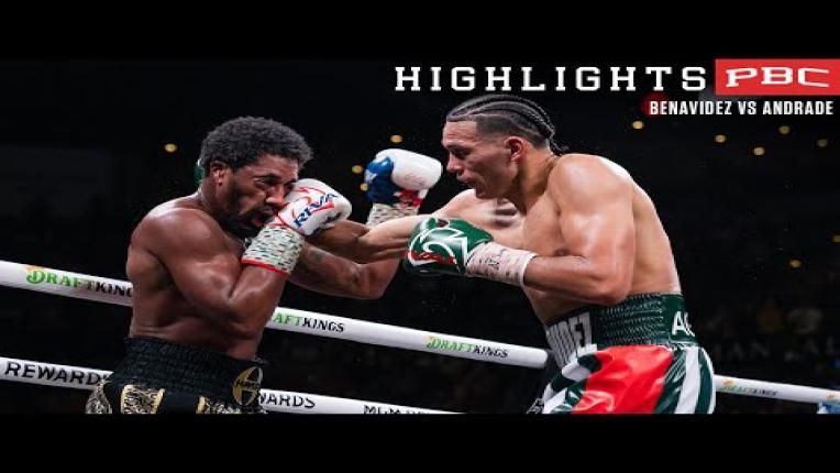 Embedded thumbnail for Benavidez vs Andrade HIGHLIGHTS: November 25, 2023 | PBC on Showtime PPV