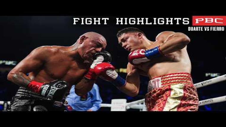 Embedded thumbnail for PBC FIGHT HIGHLIGHTS: Duarte vs Fierro May | 2, 2026