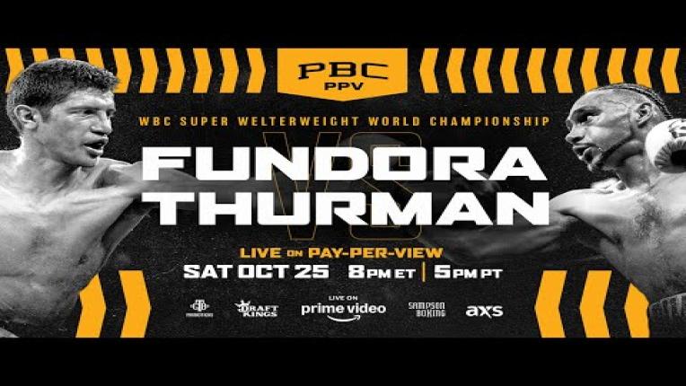 Embedded thumbnail for Fundora vs. Thurman PREVIEW: October 25, 2025 | PBC PPV on Prime Video