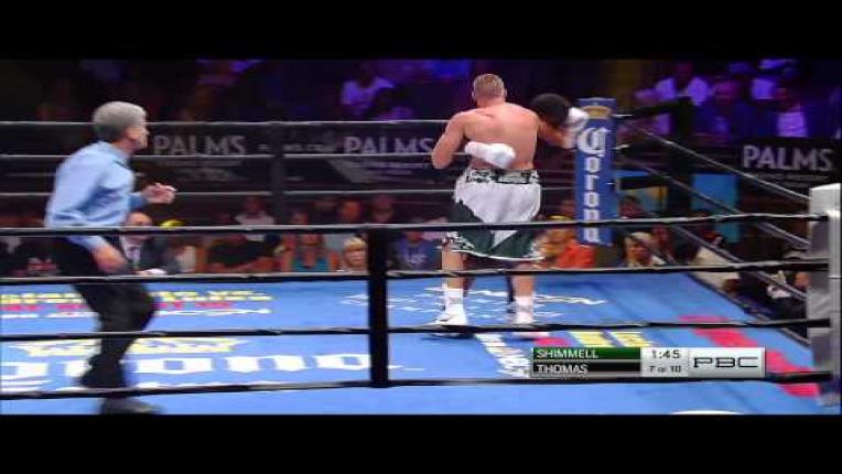Embedded thumbnail for Shimmell vs Thomas full fight: July 25, 2015