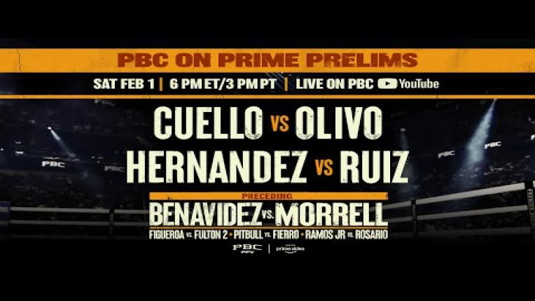 Embedded thumbnail for Benavidez vs. Morrell PRELIMS | #BenavidezMorrell