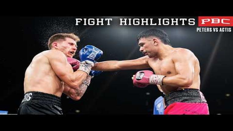 Embedded thumbnail for PBC FIGHT HIGHLIGHTS: Peters vs Actis | July 25, 2026