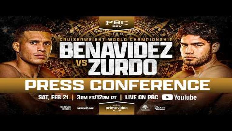 Embedded thumbnail for Benavidez vs. Zurdo FIGHT ANNOUNCEMENT PRESS CONFERENCE LIVE STREAM