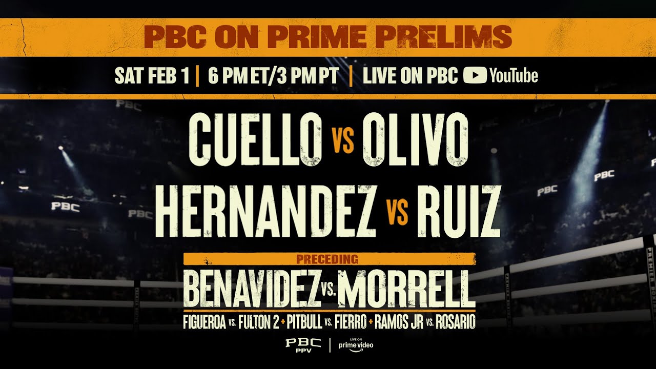 Benavidez vs. Morrell PRELIMS | #BenavidezMorrell